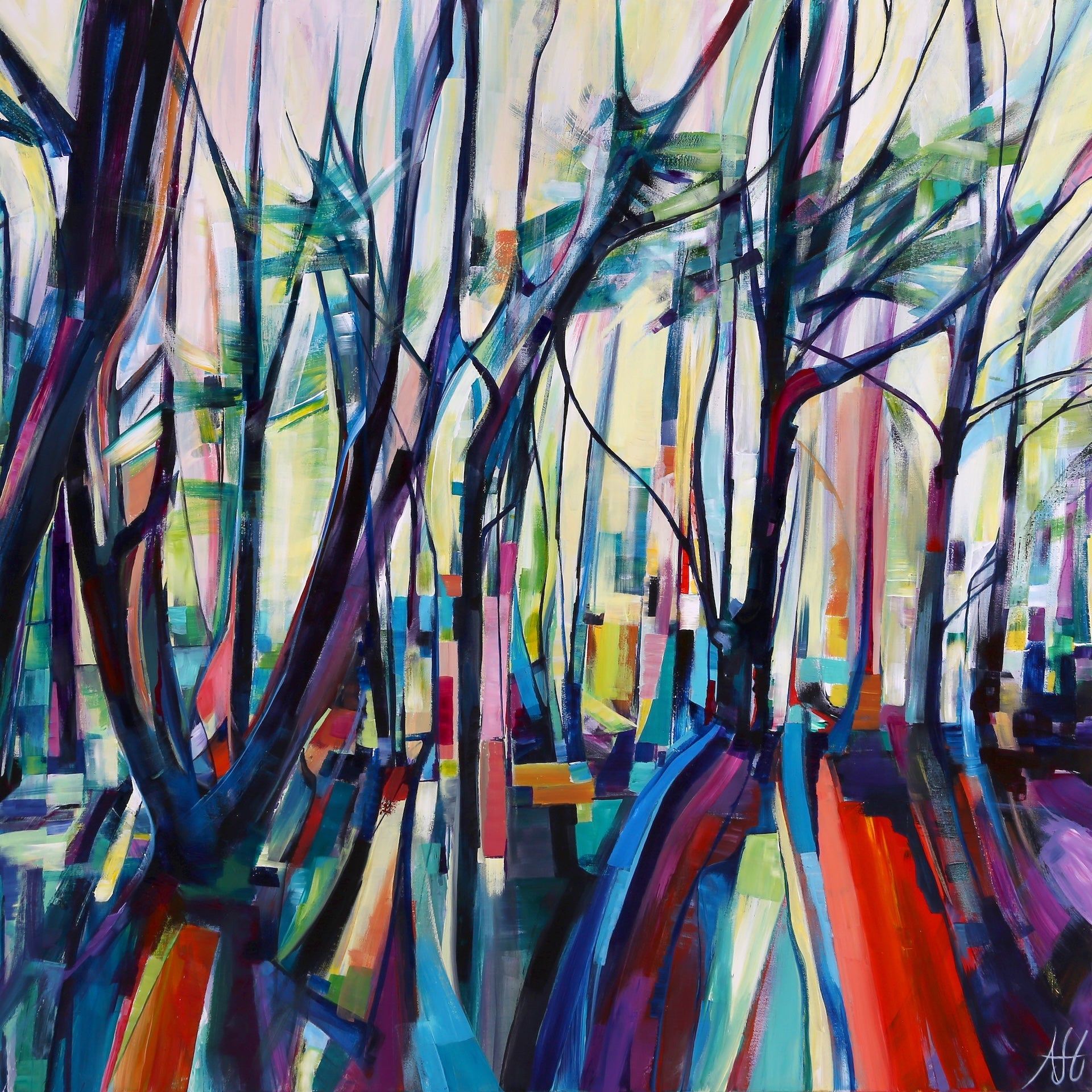 Deffer Wood, Abstract Forest