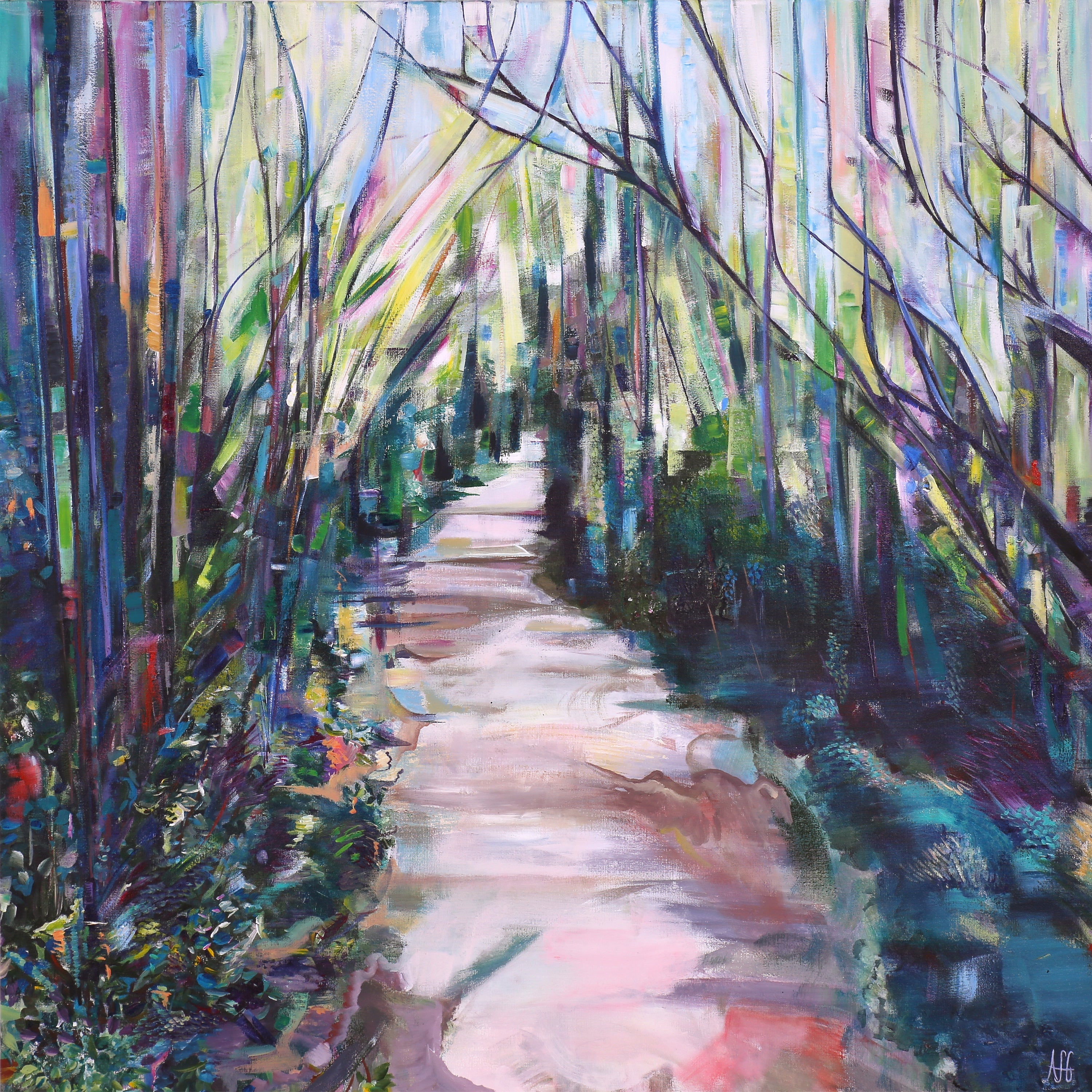 South Washlands Pathway in Spring